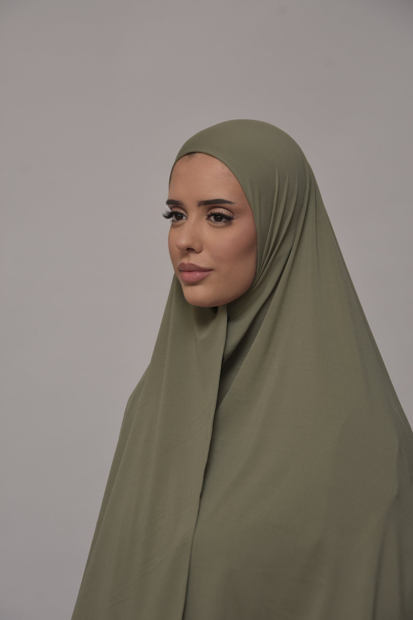 Hijab Jersey Premium Vert Claire
