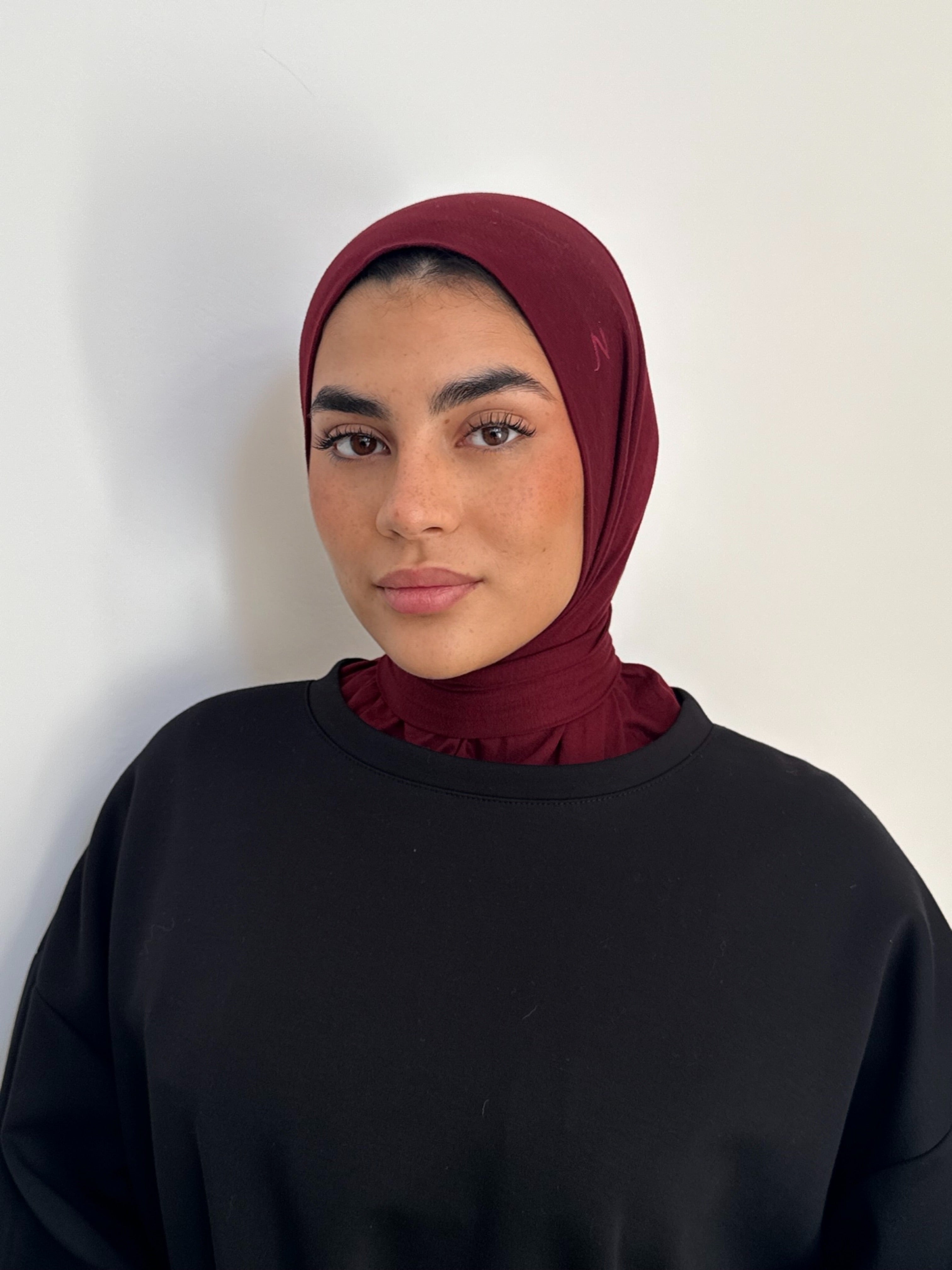 Bonnet bambou II bordeau foncée