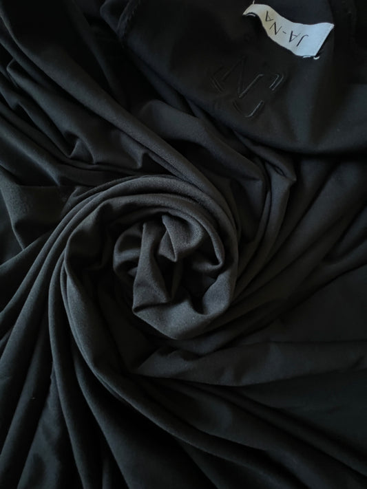 HIJAB JERSEY PREMIUM NOIR