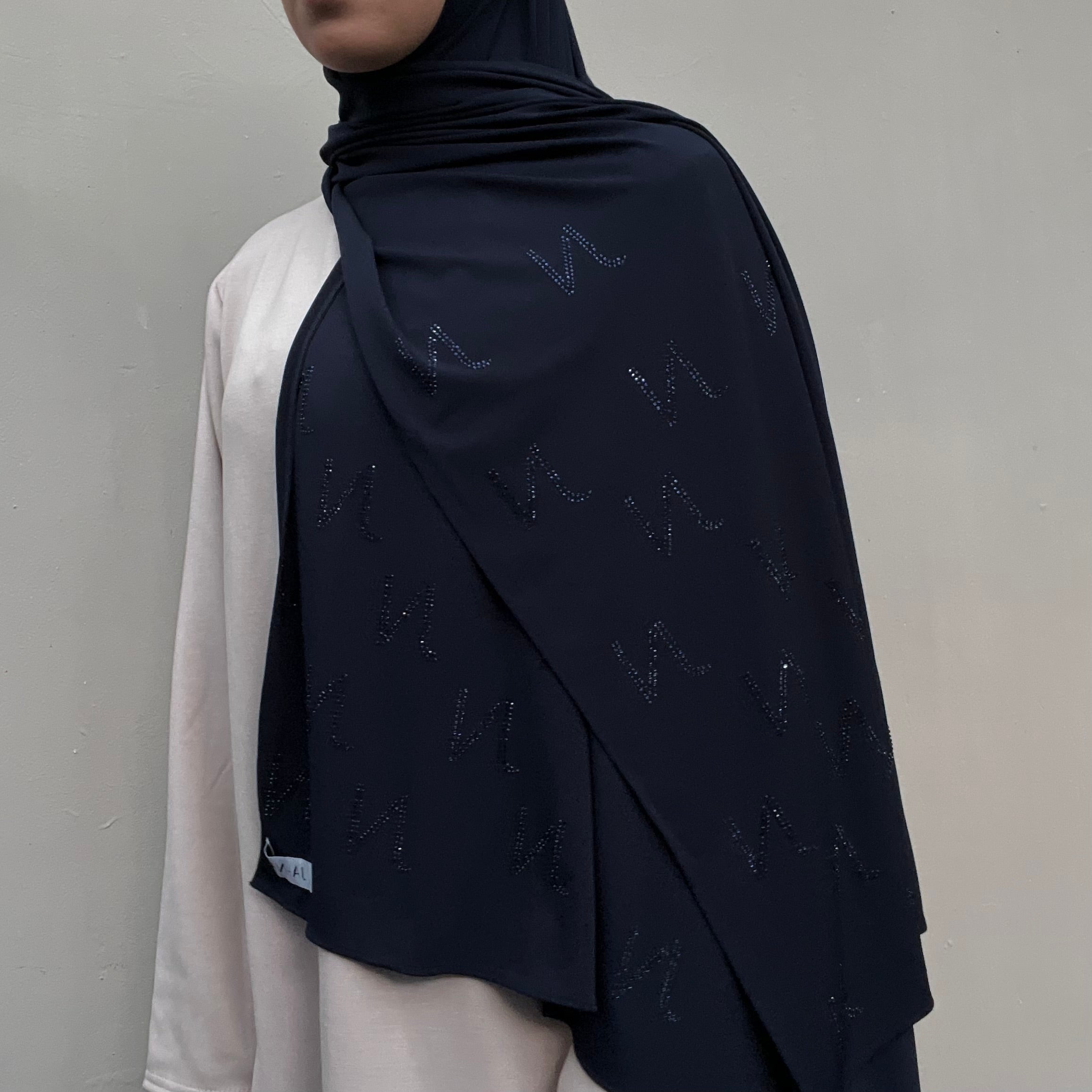 Strass JN bleu marine