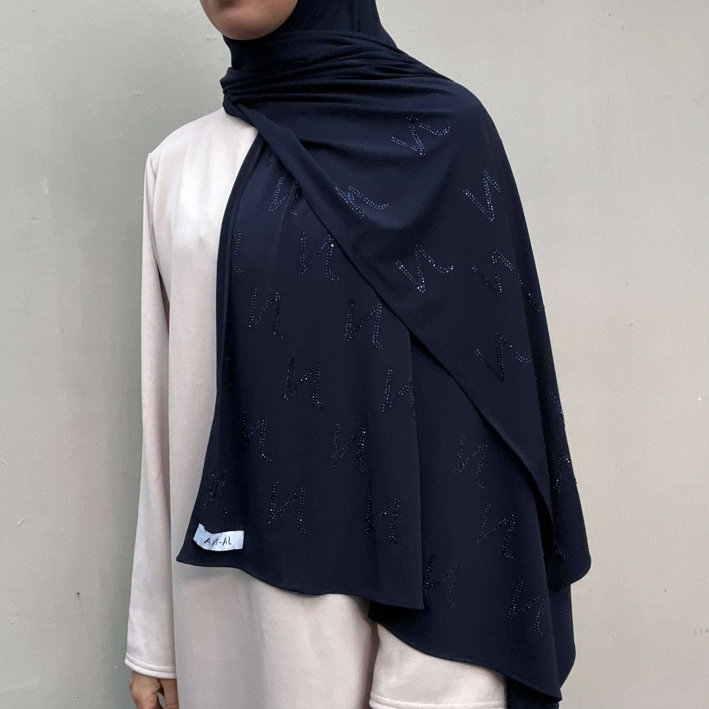 Strass JN bleu marine