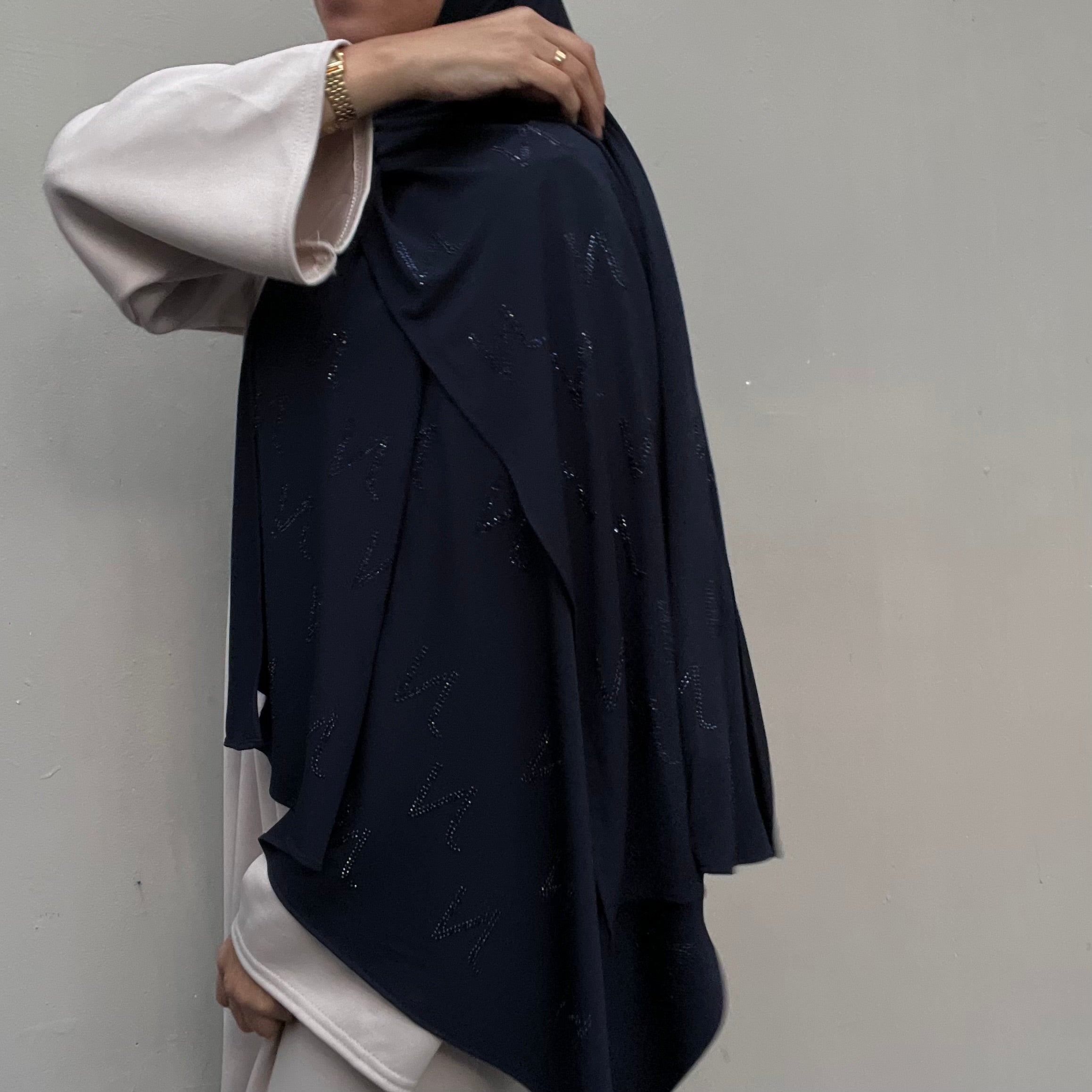 Strass JN bleu marine